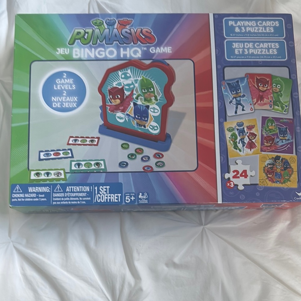 PJ Masks Bing HQ Game - bingo, playing cards & puzzles